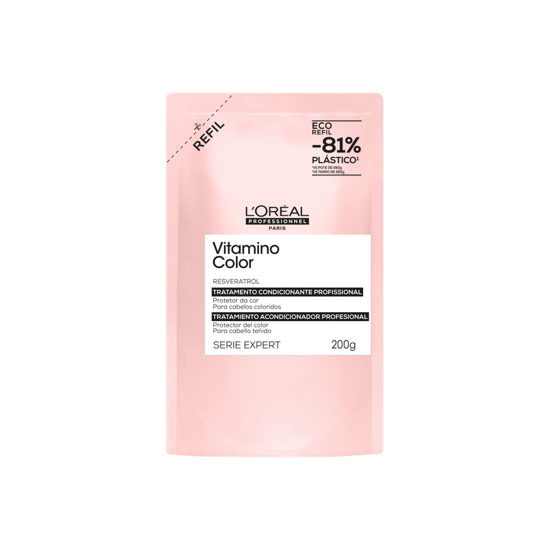 MASC CAP LOREAL REFIL 200G VITAMINO COLOR