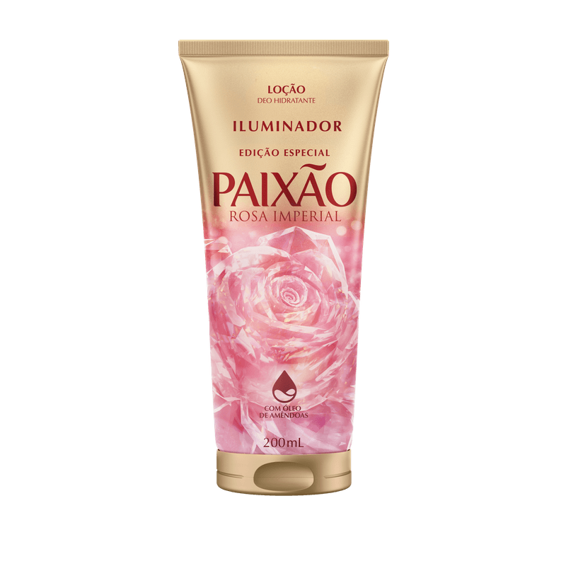 LOCAO CORP PAIXAO 200ML ILUM.ROSA IMPERIAL