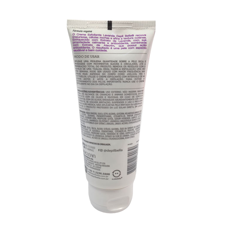 CREME DEPILBELLA 100G 1928 ESFOLIANTE LAVANDA