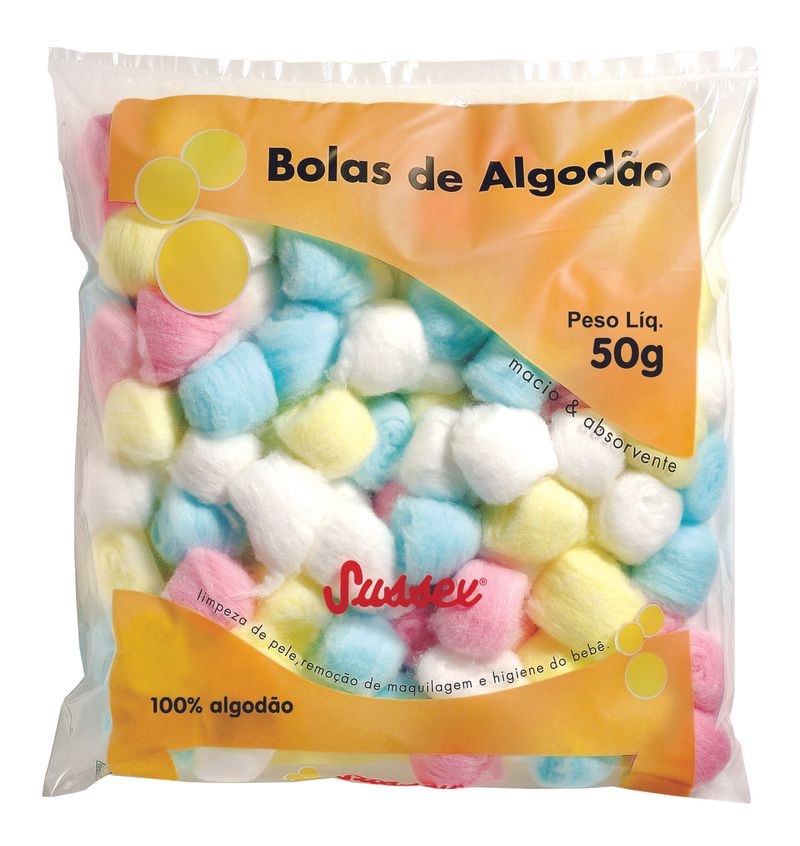 ALGODAO SUSSEX 50G BOLA COLORIDA