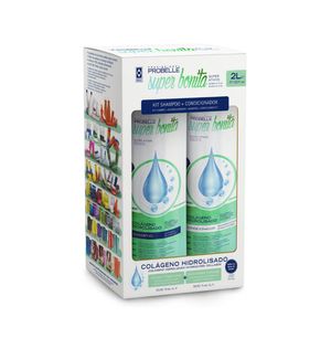Kit ProbelleColágeno Hidrolisado Shampoo 1L + Condicionador 1L