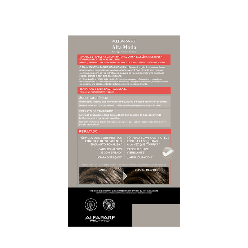 TONALIZ ALTAMODA 60G MEN CASTANHO CLARO