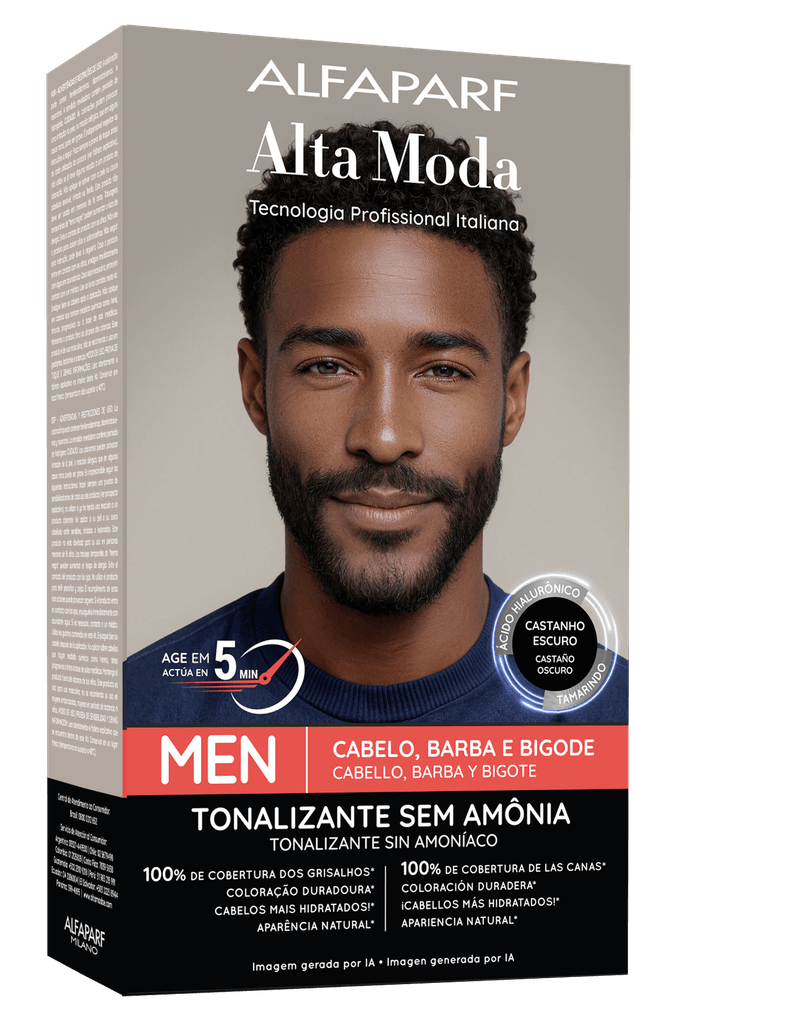 TONALIZ ALTAMODA 60G MEN CASTANHO ESCURO