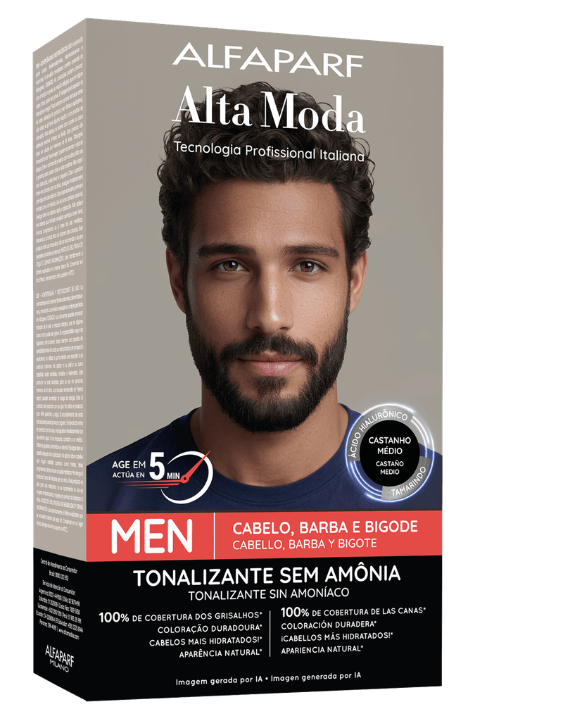 TONALIZ ALTAMODA 60G MEN CASTANHO MEDIO